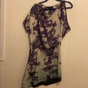 BCBG MaxAzria asymmetrical slip dress